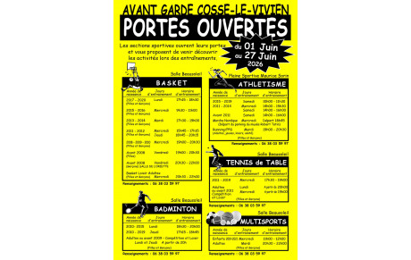 Portes ouvertes 2026
